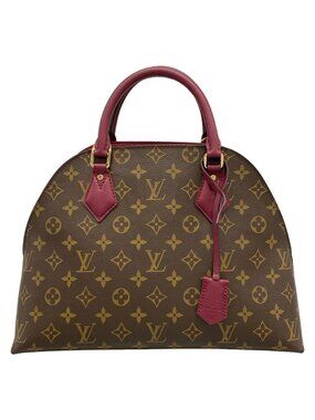 Louis Vuitton Handbag Monogram Alma Bag Into Bag Dark Brown
